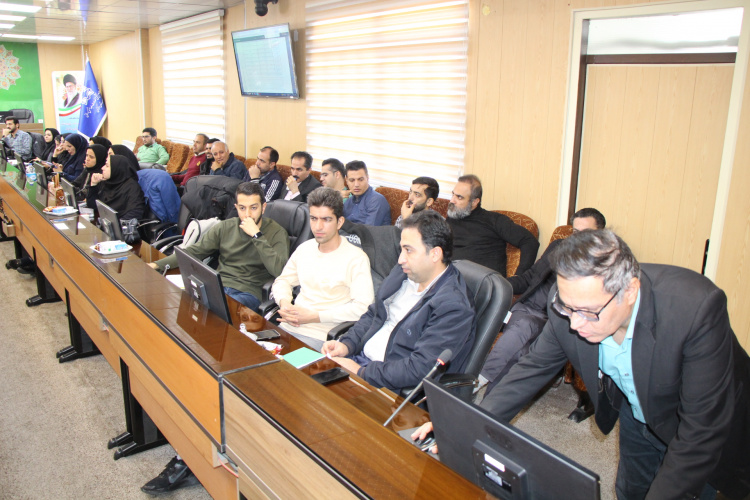 برگزاری جلسه آموزشی زمان سنجی و آنالیز وظیفه بازرسان بهداشت حرفه ای