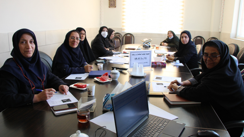 کمیته تولید استاندارد رسانه ، سالن جلسات مرکز بهداشت استان مرکزی، ۱۱ دی ماه