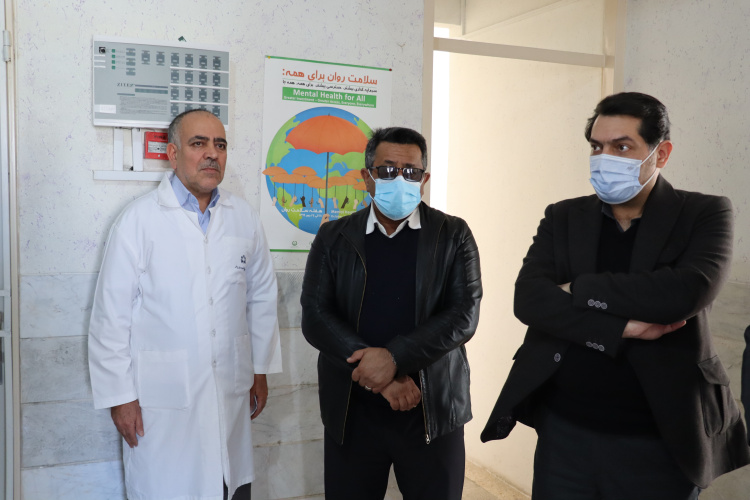 بازدید رئیس دانشگاه علوم پزشکی اراک از مرکز گذری کاهش آسیب آقایان(DIC)
