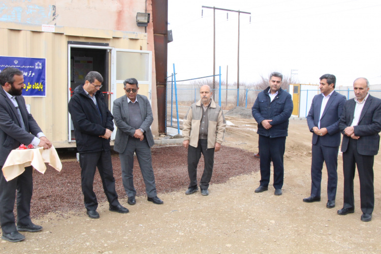 پایگاه طرد مرزی ابراهیم آباد  با حضور معاون بهداشتی دانشگاه علوم پزشکی اراک و مدیر کل امور اتباع و مهاجرین خارجی تجهیز و افتتاح شد