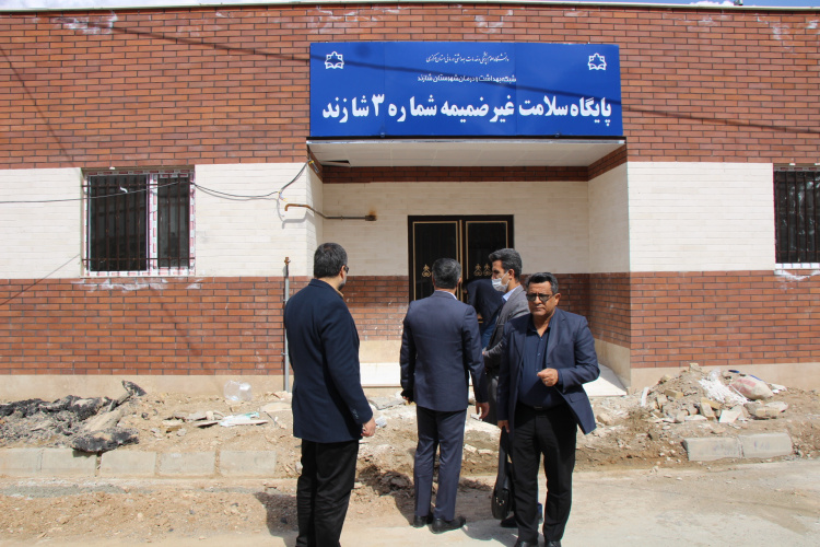 بازدید دکتر زیلابی از مرکز آماده بهره بردای  پایگاه سلامت عباس آباد شازند