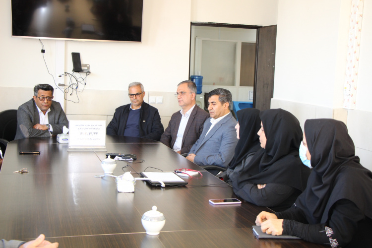 معارفه معاون فنی مرکز بهداشت استان مرکزی برگزار شد