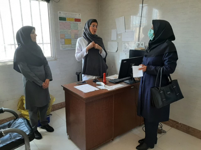 بازدید از مرکز خدمات جامع سلامت شهر مهاجران و پایگاه سلامت ضمیمه