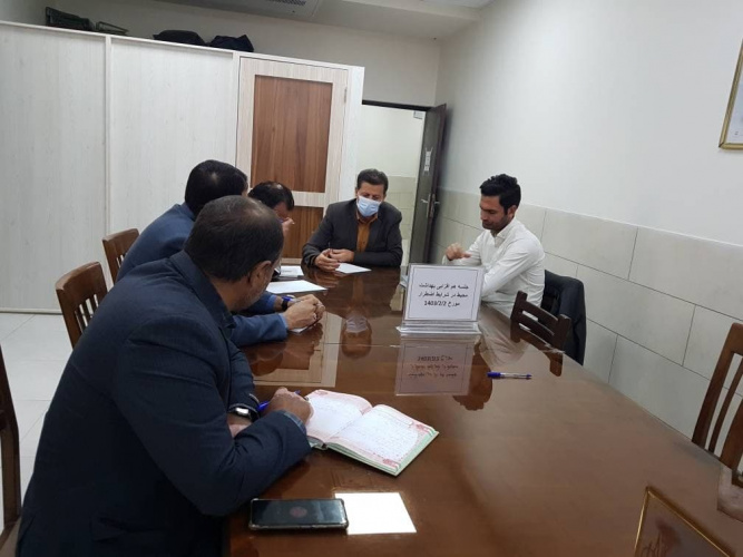 جلسه هم افزایی و هماهنگی بهداشت محیط در شرایط اضطرار