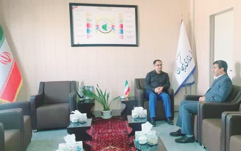 دیدار معاون اجرایی معاونت بهداشت استان مرکزی با فرماندار شهرستان کمیجان