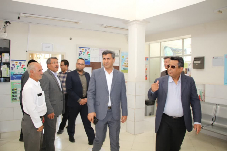 بازدید معاون بهداشت از مرکز خدمات جامع سلامت شهری میلاجرد